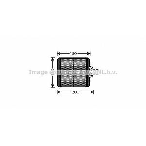 Ava Quality Cooling Radiateur de chauffage SUZUKI VITARA (247SZ6093)