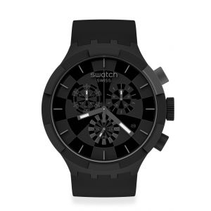 Image de Swatch Montre Chronographe Homme Checkpoint Black SB02B400