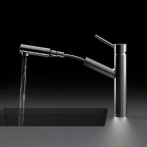 Image de Schock Altos Mitigeur de cuisine pivotant, avec douchette extractible, 529120EDM,