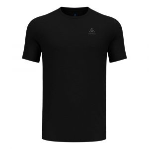 Odlo Merino 160 Baselayer Crew Tee Maillot De Course Hommes - Noir, Taille XXL