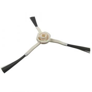 Brosse Latérale pour Aspirateur Robot Dreame W10S 3 Branches Souples Avizar Blanc / Noir