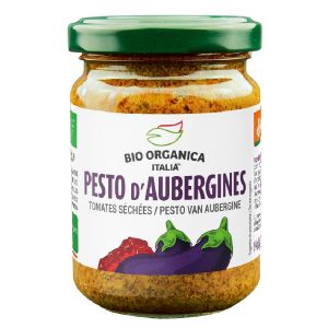 Pesto vegano de berinjela 140 g - Bio Organica Italia