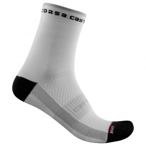 Castelli Paire de chaussettes femme rosso corsa 11 noir blanc 40 43