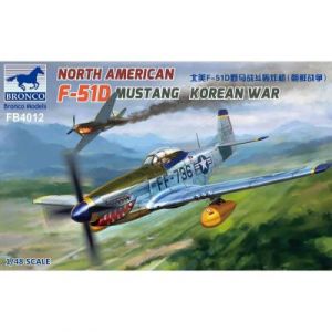 Bronco Models Maquette avion : North americain F-51D Mustang