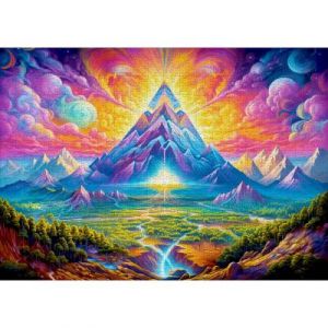 Puzzle 1000 Pièces : Pyramides des Bois