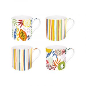 Easy life TUTTI FRUTTI COFFRET 4 MUGS 30CL 179TUTF