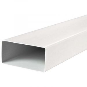Winflex Ventilation Ventilation - Conduit en pvc - 60 x 204 mm / Long. 350 mm