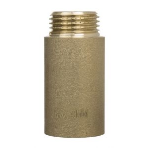 Image de Invena 1/2 'BSP (15mm) Tuyau Enfilez Extension Femme Homme x Fonte Laiton Fer - 50mm