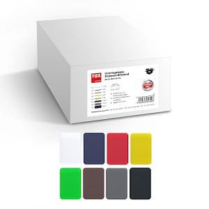 Tox Distance Allround Plaques de calage assortiment 80 pcs, plaques de compensation multicolores en plastique, charge admissible jusqu'à 5 tonnes, chaque taille 10 pcs, 1 carton, 065100103
