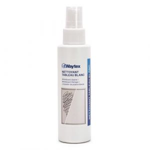 Waytex Spray Nettoyant pour Tableaux Blancs 125ml – Élimine les Résidus secs des Feutres effaçables – Efficace sur tous les tableaux blancs et ardoises
