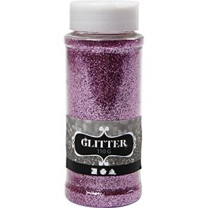 Paillettes, rose, 110gr