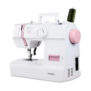 Medion Machine à Coudre - SM 70 - 71W - 12 Points - 700 tr/min - LED - Rose