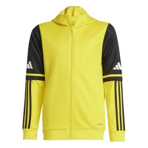 Adidas Mixte Enfant SQUADRA25 Hoody Kids Team Yellow/Black/White, 9-10 Years