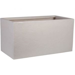 Strata Pot de fleur - Riven trough - &Oslash; 38.5cm x 17.5cm H x 46.5cm L - Couleur pierre