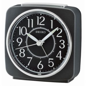 Image de Seiko QHE140K Beep Alarm Clock with Snooze Black