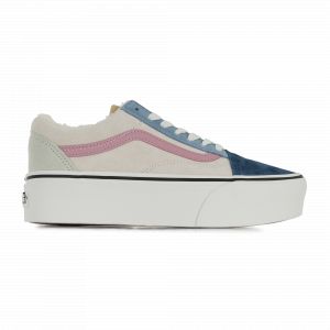 Vans Old Skool Stackform Cozy Sherpa Beige/bleu/jaune/rose