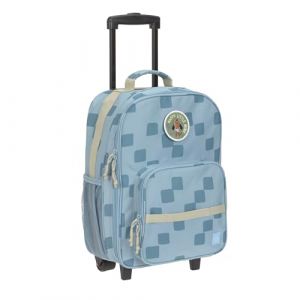 Lässig Valise pour Enfants Trolley Valise de Voyage avec Barre télescopique et roulettes pour Enfants Bagage à Main/Trolley Pattern Party Blue