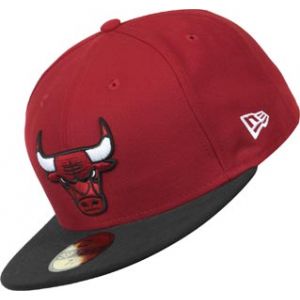 A New Era Nba Basic Chicago Bulls casquette rouge noir 7 3/8