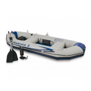 Intex Bateau gonflable Mariner 3 (gonfleur et rames inclus)