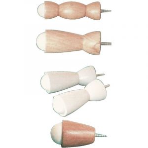 Civic Butoir &agrave; balustre bois longueur de 40mm industrie - 1540