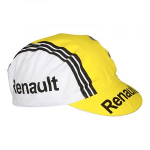 Ultime Bike Casquette vélo Gist Equipe Vintage Renault - blanc/jaune - TU