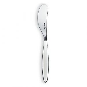 Guzzini Couteau Tartineur Bicolore, 16 cm, Blanc GU-2300.06-11