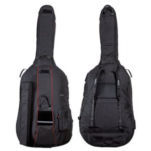 Gewa Housse Contrebasse Prestige 3/4 - rembourrage 25 mm, poche pour archet, poche pour partitions, sangles sac à dos