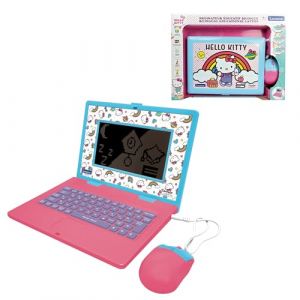 Lexibook Ordinateur &eacute;ducatif bilingue Hello Kitty &ndash; 170 activit&eacute;s Anglais/fran&ccedil;ais