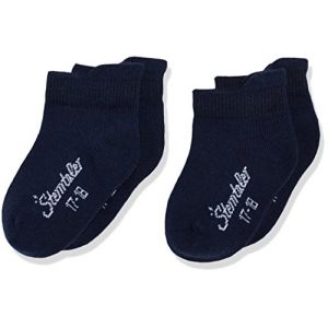 Sterntaler Calzini Sneaker DP Uni Chaussettes, Bleu (Marine 300), 34 Garçon
