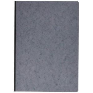 Image de Clairefontaine 791405C - Cahier Age Bag 210x297, 192p./96 feuilles 90 g/m² brochure dos toilé, couv. coloris gris, uni