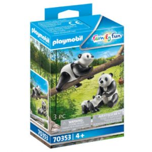 Playmobil Family Fun 2 Pandas avec bébé 70353