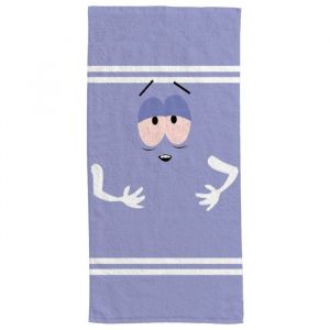 SOUTH PARK - Serviette de bain South Park 40x70 cm - Polycoton - 300 GSM - Mauve