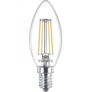 Image de Philips lighting LED EEC: A+ (A++ - E) 77779100 77779100 E14 Puissance: 4.3 W blanc chaud 5 kWh/1000h