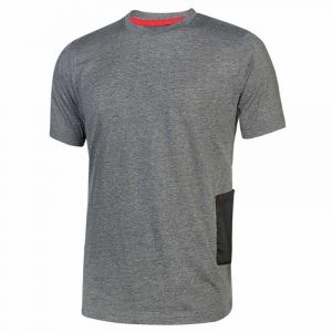 U-Power Tee-shirt manches courtes gris fonc&eacute; Slim ROAD Taille:XL