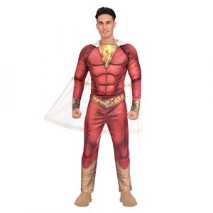 Ruedelafete Amscan-9906142 Shazam Costume Homme (Medium) -1 Pi&egrave;ce, 9906142, Rouge, M