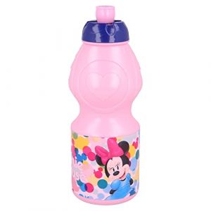 Stor 8412497511327Sport Eau Bouteille, 400 ml Capacité, Minnie Se sentir bien