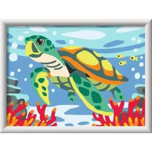 Ravensburger CreArt Peinture par numéros pour Enfants - Tortue de mer