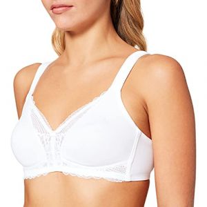 Triumph Modern Lace+Cotton N Soutien-Gorge, Blanc, 115C Femme