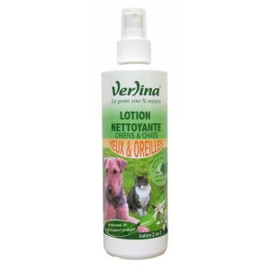 Image de Verlina Lotion nettoyante yeux et oreilles pour chien et chat