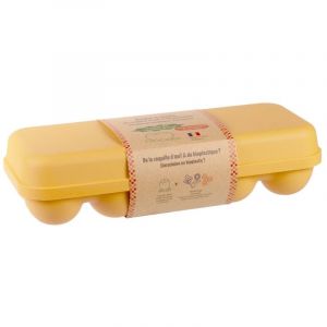 La droguerie &eacute;cologique Bo&icirc;te 10 oeufs coquille - Jaune