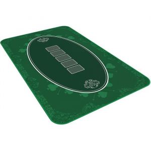 Tapis de poker Bullets Playing Cards - 100 x 60 cm - Vert