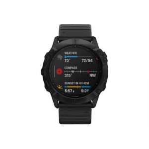 Garmin Fenix 6x Pro - Noir - Montre De Sport Avec Bande - Silicone - Noir - Affichage 1.4" - 32 Go - Bluetooth, Wi-Fi, Ant+ - 66 G