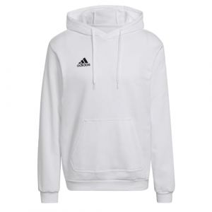 Adidas Men's Entrada 22 Sweat Hoodie SWEATSHIRT White / Black 3XL