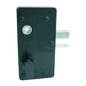 Image de Afbat Serrure en applique &agrave; poign&eacute;e, ouverture &agrave; droite ou &agrave; gauche