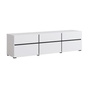 Petits-meubles - Meuble tv 3 portes 180 cm Lilia Blanc