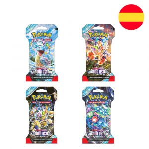 Enveloppe jeu de cartes Pok&eacute;mon Spanish Pokemon Scarlet & Purple Astral Crown