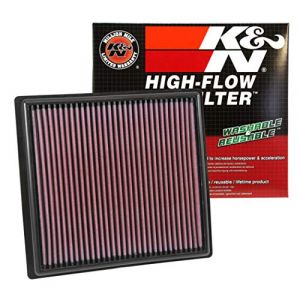 K&N 33-5000 Filtre à Air du Moteur: Haute Performance, Premium, Lavable, Filtre de Remplacement, Plus de Pouvoir, 2013-2019