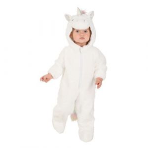 Ruedelafete Déguisement peluche bébé LICORNE, 1-2 ans