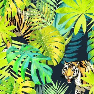 Nappe Toile cirée au mètre Tiger