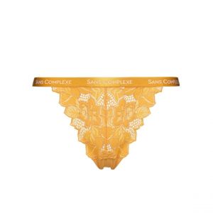 Sans Complexe Slip taille medium Arum Trend, Jaune - Couleur Jaune - Taille M